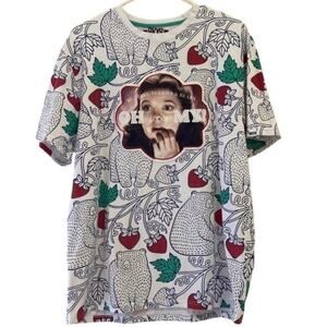 BKYS Strawberry Garden “Oh My” Dorothy Wizard of Oz Tee, Size XL